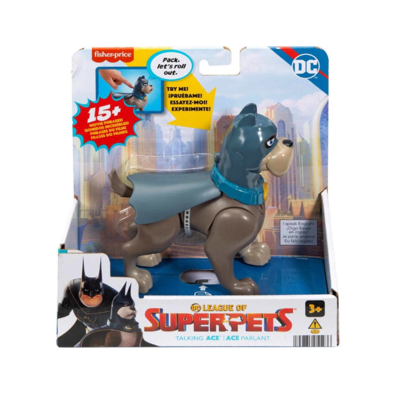 Fisher-Price DC League of Super Pets Talking Figures