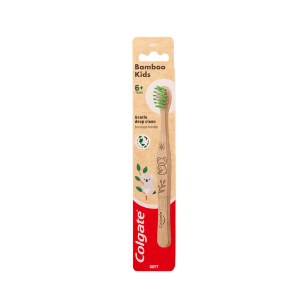 2 Pack x Colgate Bamboo Kids Toothbrush - Soft