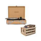 Crosley Cruiser Bluetooth Turntable + Free Record Storage Crate