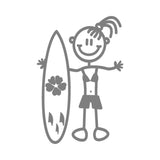 My Family Car Stickers - Girls