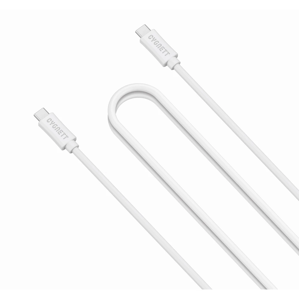 Cygnett - LightSpeed USB-C to USB-C Cable WHITE (2M)