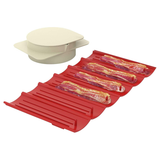 Zap Chef Sizzlin Bacon Microwave Bacon Crisper Deluxe Tray