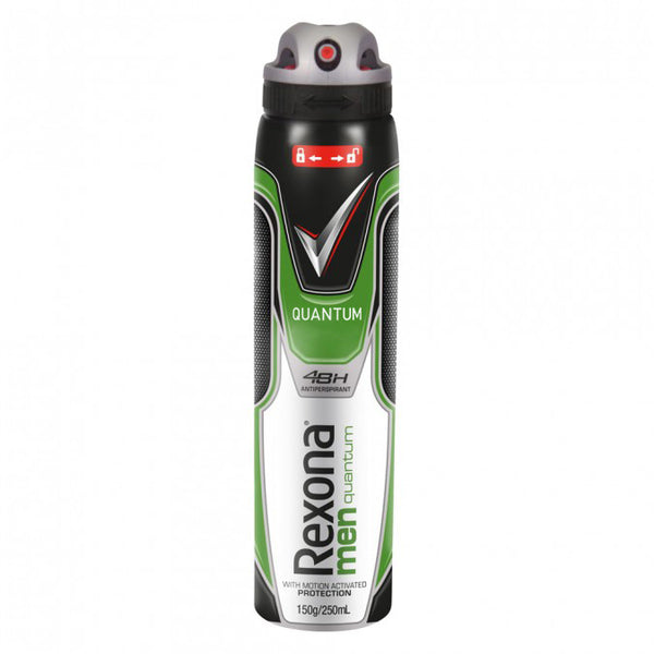 6 x Rexona Quantum Men Deodorant 145g/250ml Smooth Sales