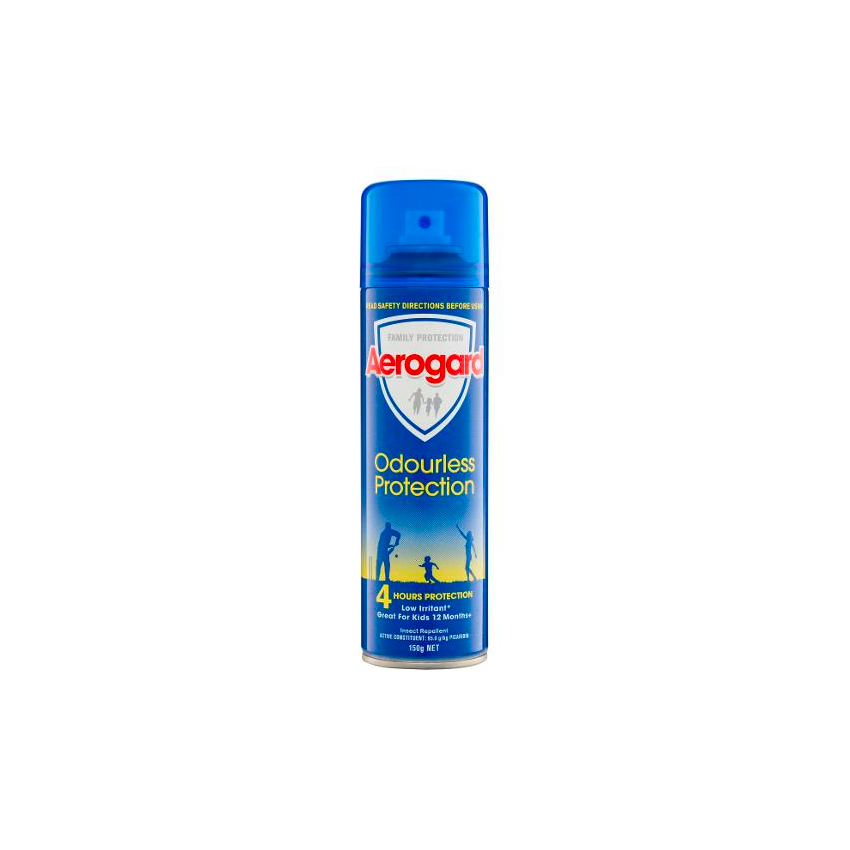 Aerogard Odourless Protection Aerosol - 150g
