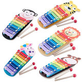 8 Keys Animal Xylophone