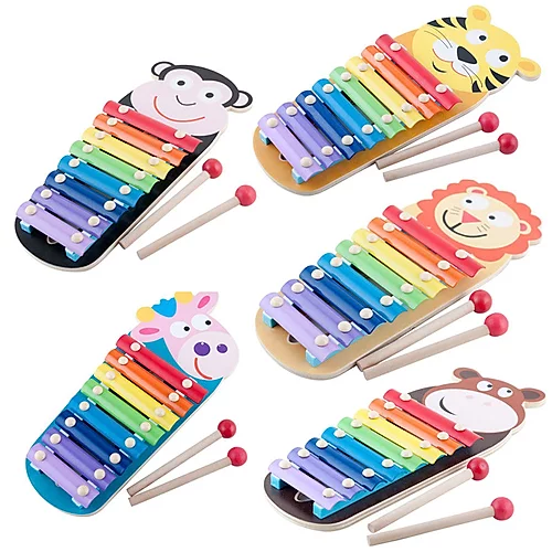8 Keys Animal Xylophone Smooth Sales