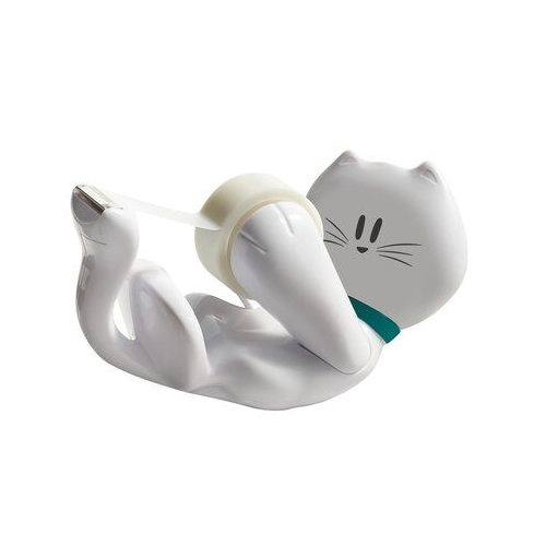 Scotch Novelty Cat Tape Dispenser with 6 Scotch Magic Tape Rolls