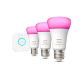 Philips Hue White and Colour Ambiance E27 Starter Kit