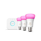 Philips Hue White and Colour Ambiance B22 Starter Kit(Damaged Box)