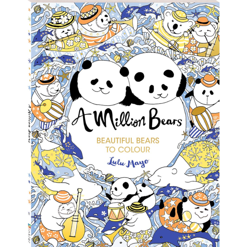 A Million Bears: Beautiful Bears to Colour