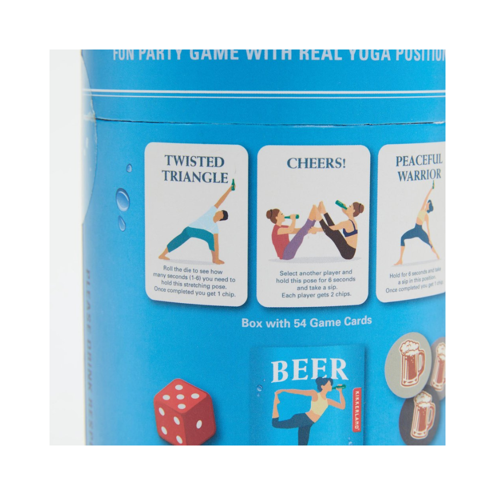Beer Yoga Party Game
