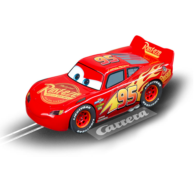 Carrera Evolution Cars 3 Race Day Slot Racing Set Lightning McQueen vs Dinoco Cruz