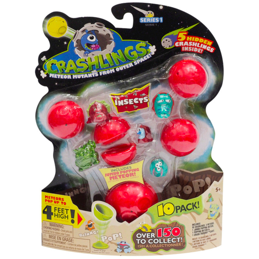 Crashlings Meteor Mutants From Outer Space - 10 Pack