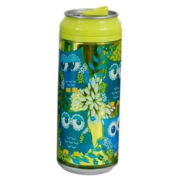 Cool Gear Double Wall Can Drink Bottle With Straw - 473ml
