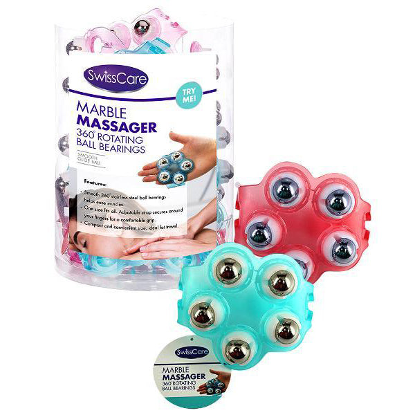 SwissCare Marble Massager 360° Rotating Ball Bearings