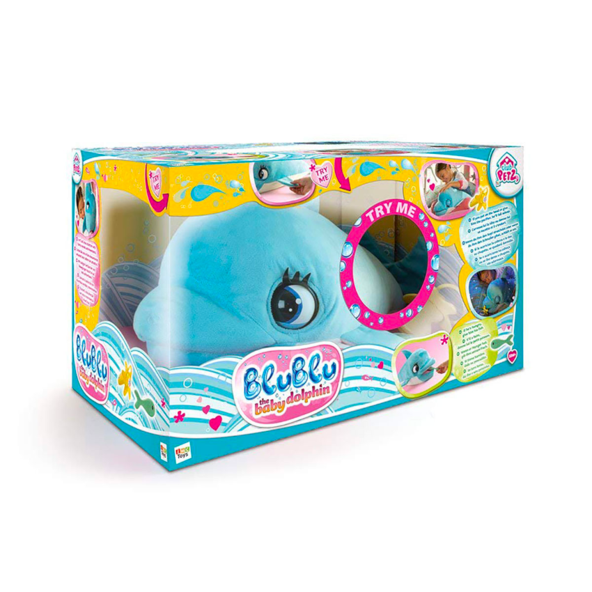 Club Petz BLU BLU the Baby Dolphin Interactive Talking Plush