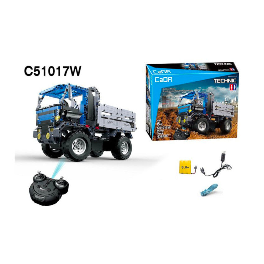 Cada Technic Remote Control Dump Truck - 638 Pieces