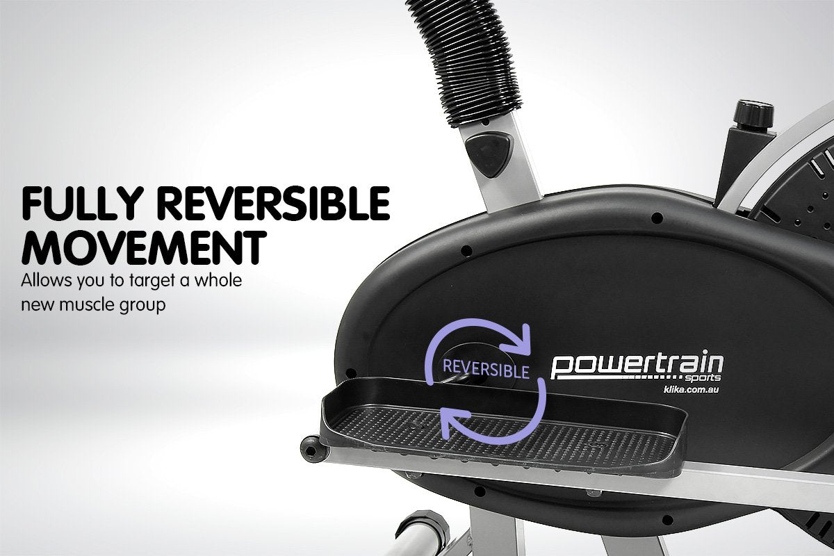 Powertrain 2-in-1 Elliptical Cross Trainer and Exercise Bike