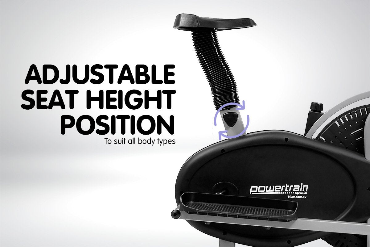 Powertrain 2-in-1 Elliptical Cross Trainer and Exercise Bike