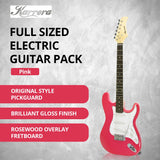Karrera 39in Electric Guitar  - Pink