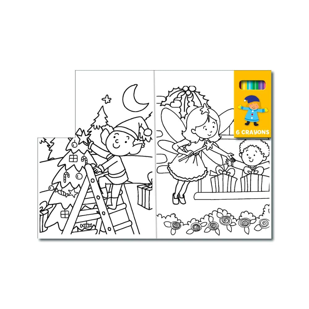Christmas Elves & Fairies: Colouring & Activity