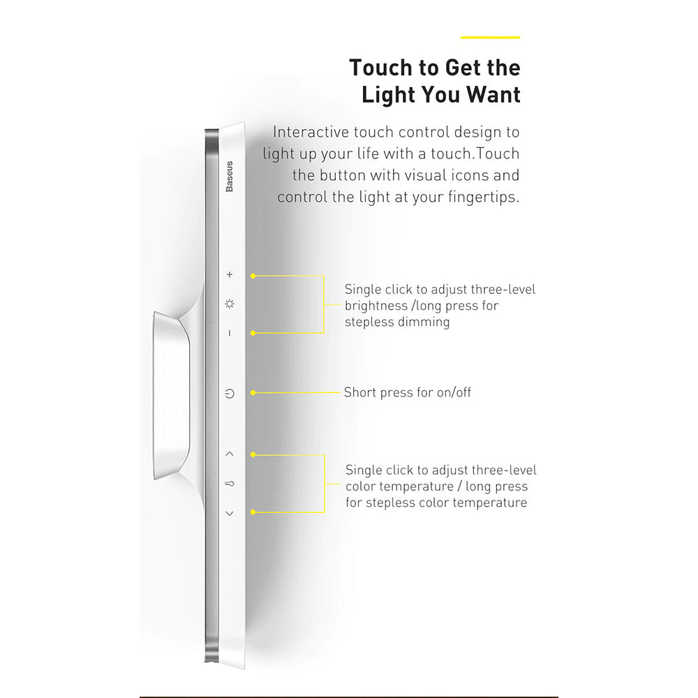 Baseus Magnetic LED Desk Light - White