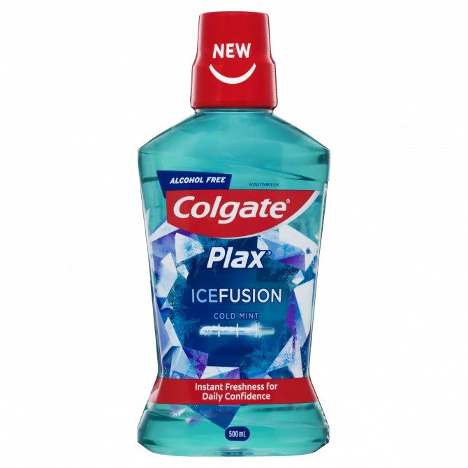 Colgate Plax Ice Fusion Mouthwash Cold Mint 500ml