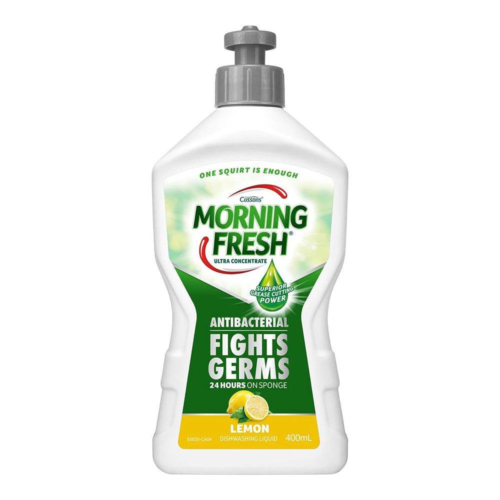 2 Pack x Morning Fresh Dishwashing Liquid Antibacterial Lemon - 400ml
