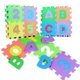 Alphabet & Numbers Puzzle Foam Mat - 36 Piece