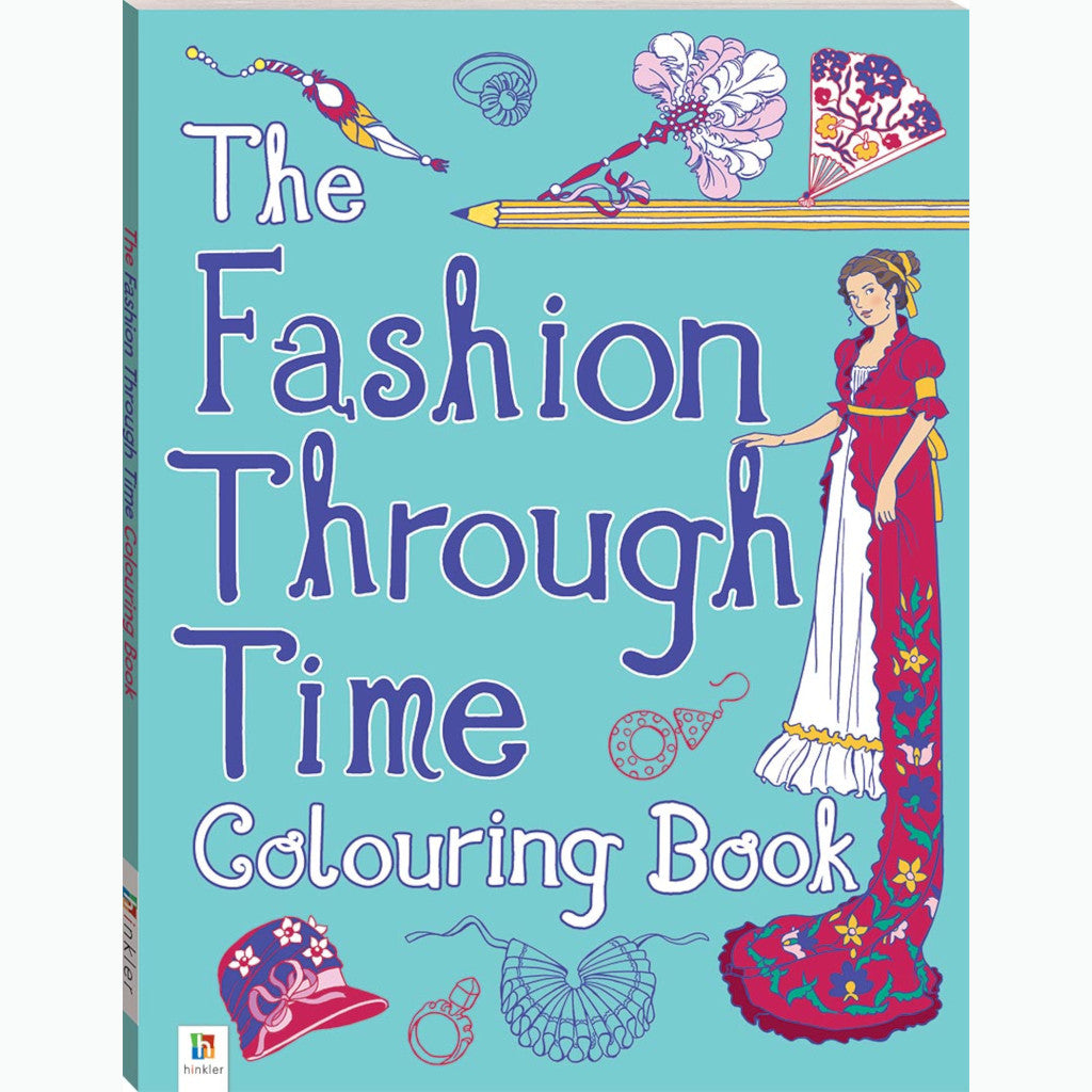 The Fashion Through Time Colouring Book