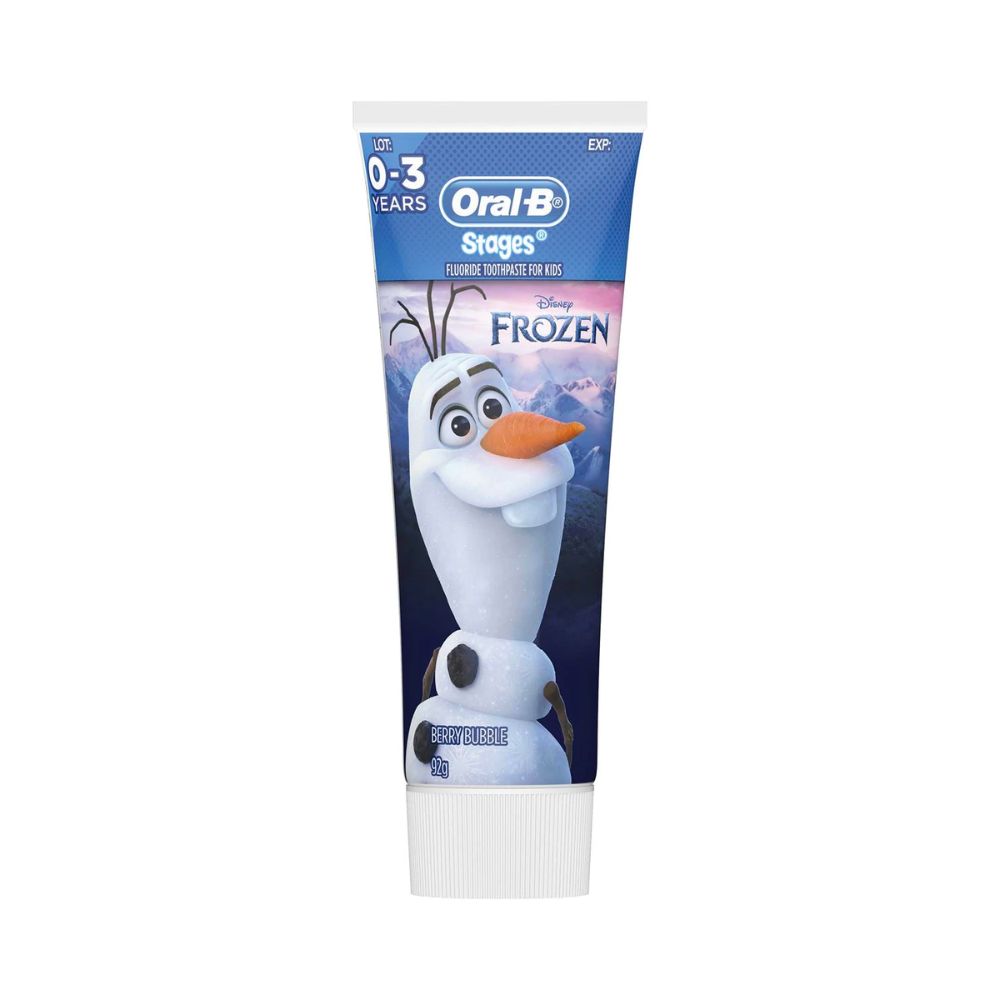 2 Pack x Oral-B Olaf Berry Bubble 0-3 Years Toothpaste - 92g