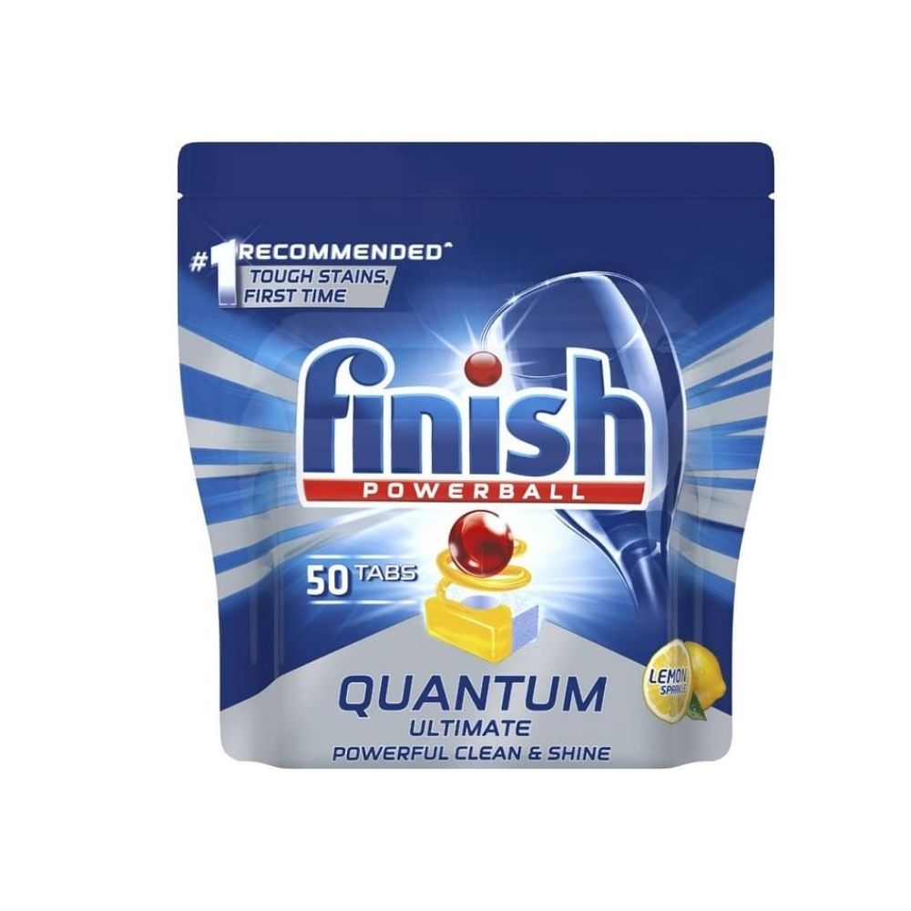2 Pack x Finish Powerball Quantum Dishwasher Tablets Lemon 50 Tablets