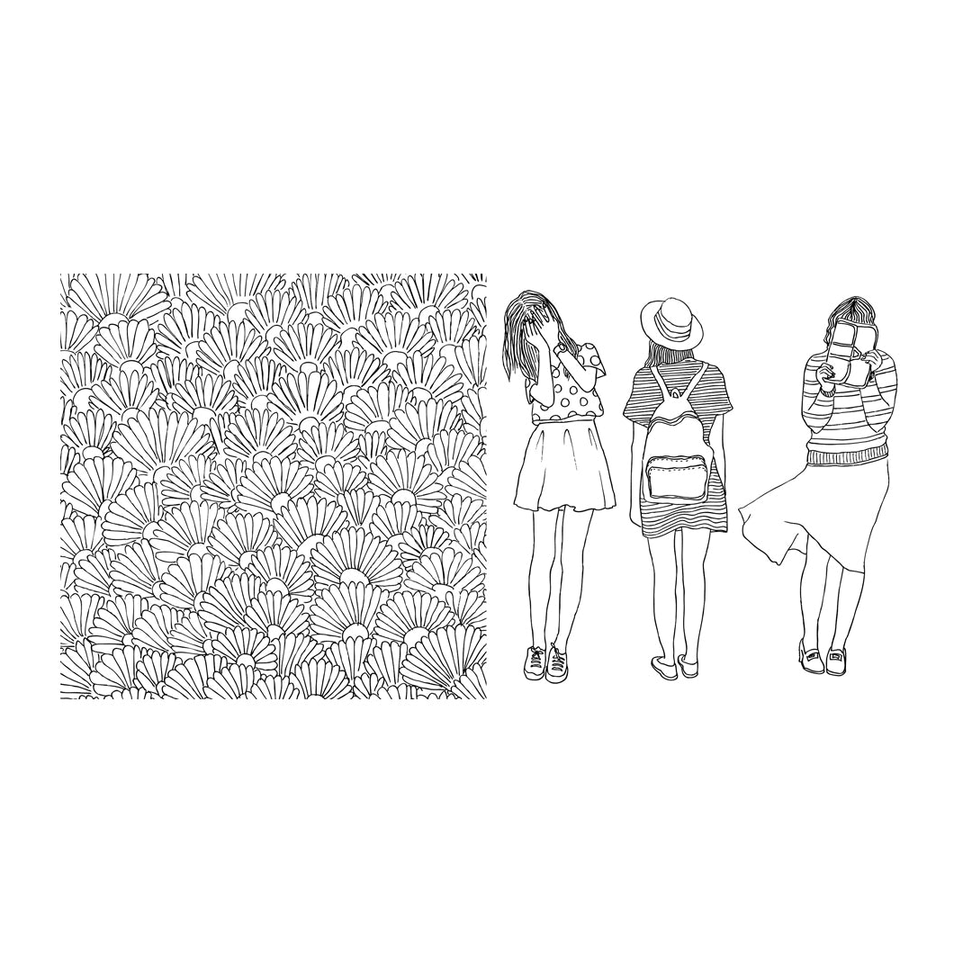 Parisian Street Style Colouring Book