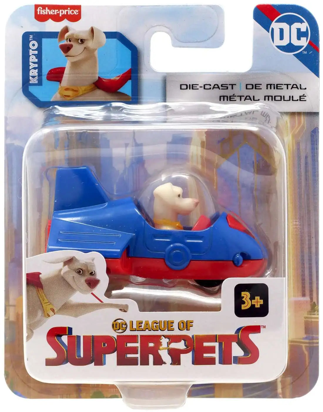 Fisher-Price DC League of Super Pets Die Cast Vehicle