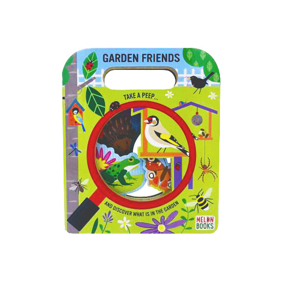 Melon Books Board Cut Books - Garden Friends