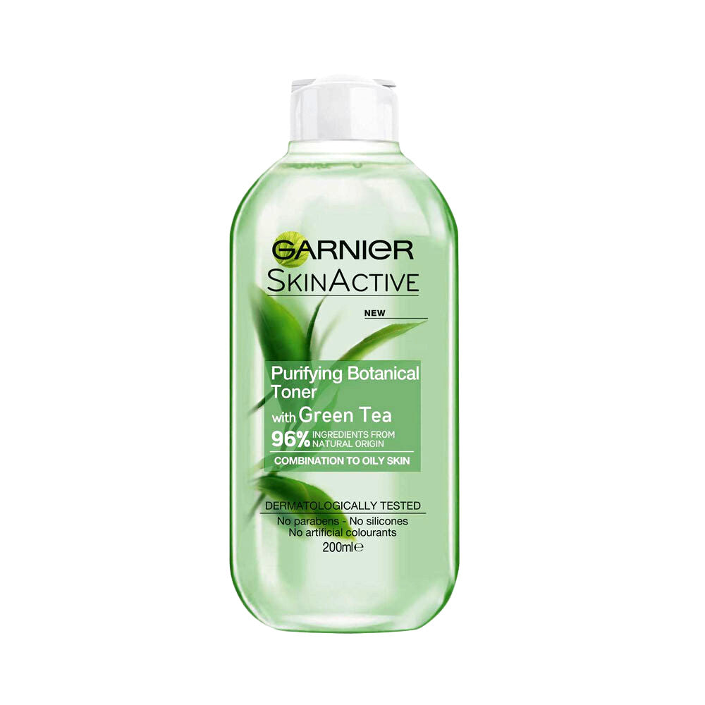Garnier Purifying Botanical Toner With Green Tea 200ml - Combination To Oily Skin