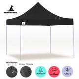 Gazebo Tent Marquee 3x3 PopUp Outdoor Wallaroo Black