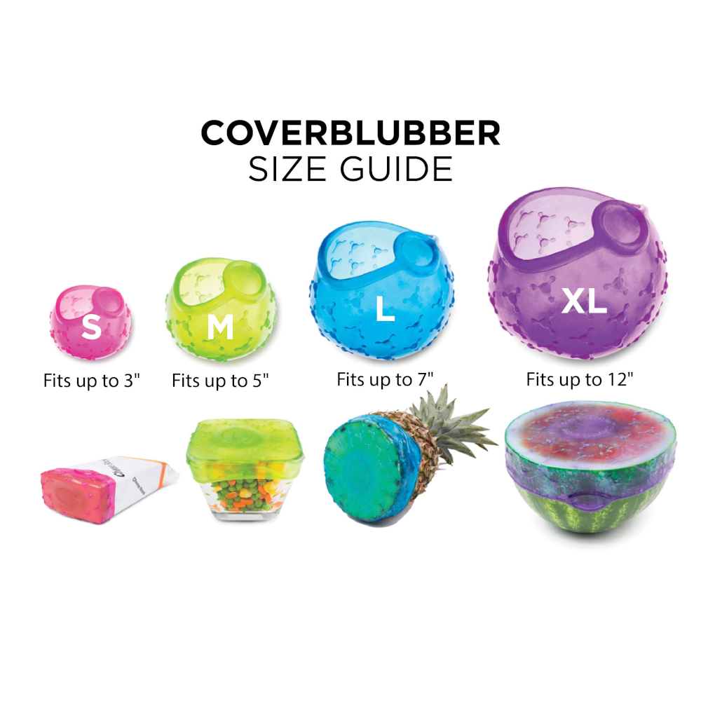 Reusable Stretchable Food Covers - Set of 4