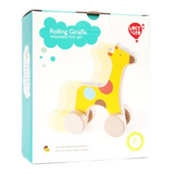 Lucy & Leo Rolling Giraffe Wooden Toy Set