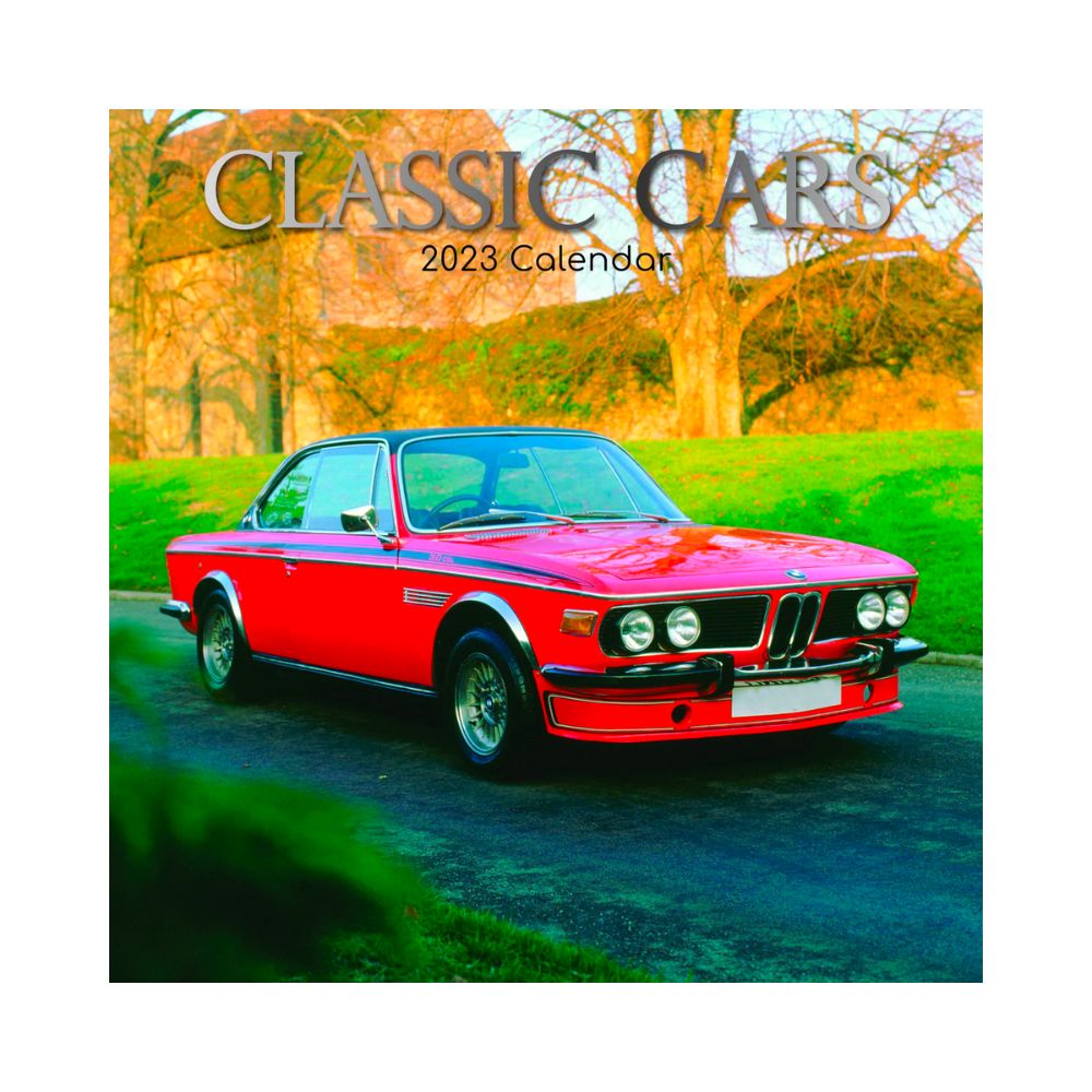 2023 Square Wall Calendar - Cars