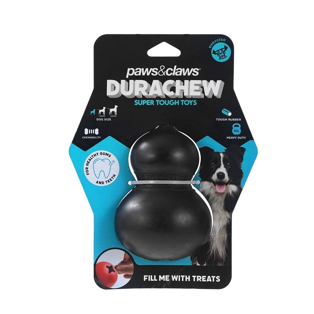 Paws And Claws Dura Chew Rubber Gourd Toy