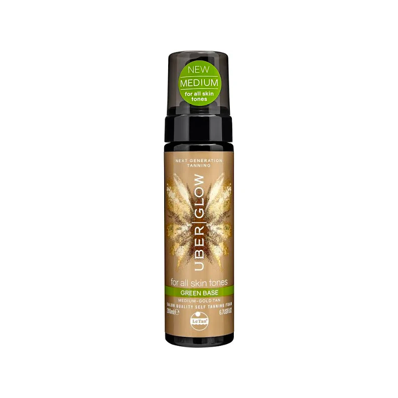 Le Tan Uber Glow Foamed Oil Self Tanning Foam 200ml - Green Base