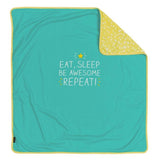 Happy Jackson Eat, Sleep Baby Blanket