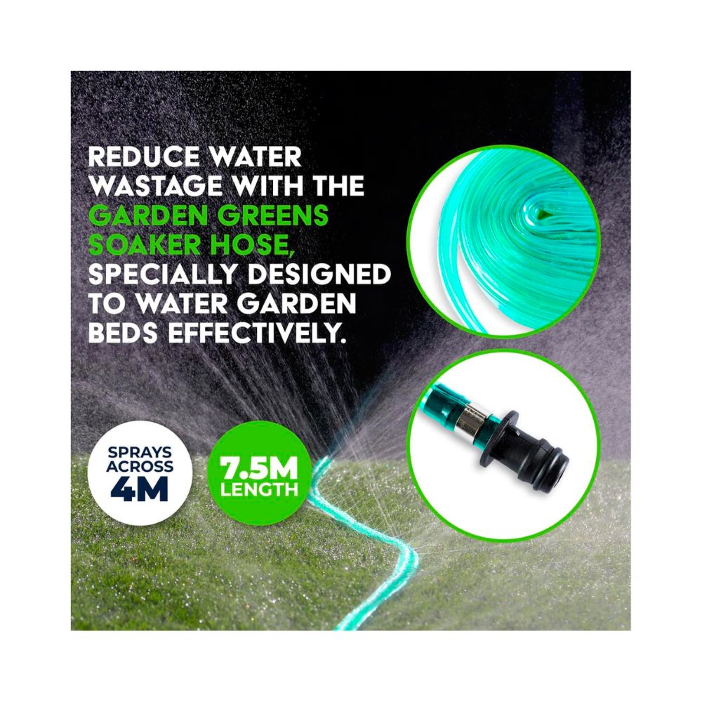 Garden Greens Hose Garden Soaker Tube - 15m or 7.5m
