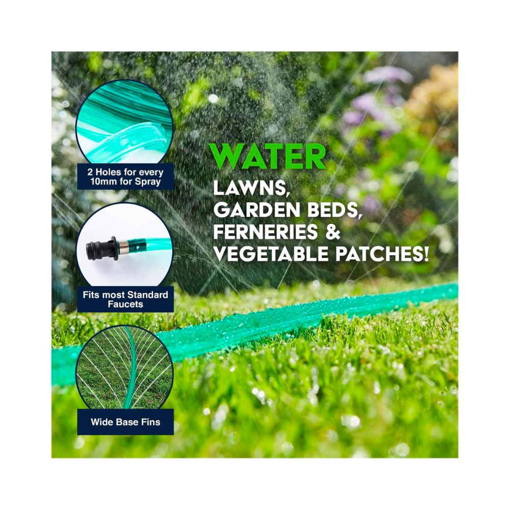 Garden Greens Hose Garden Soaker Tube - 15m or 7.5m