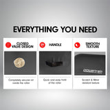 Inflatable Gymnastics Air Barrel Exercise Roller 120cm x 75cm - Black