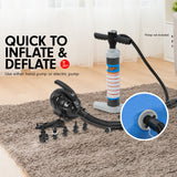 Inflatable Gymnastics Air Barrel Exercise Roller 120cm x 75cm - Blue