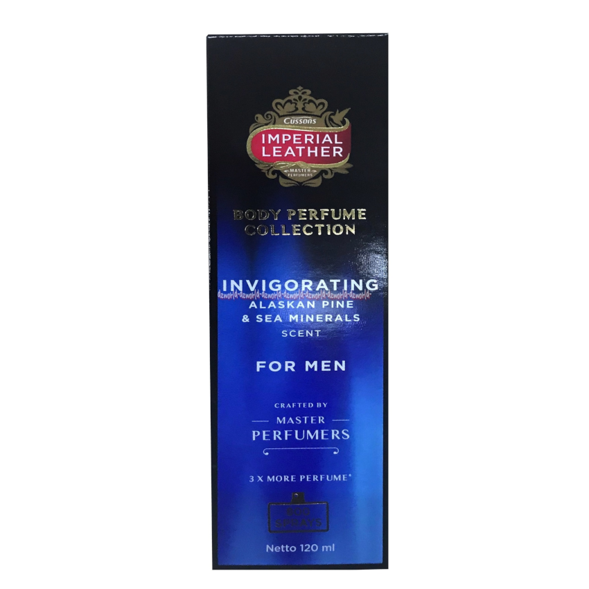 IMPERIAL LEATHER BODY PERFUME COLLECTION For Men Invigorating Alaskan Pine 120mL
