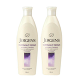 2 Pack x Jergens Overnight Repair Nightly Restoring Moisturizer Body Lotion 250ml