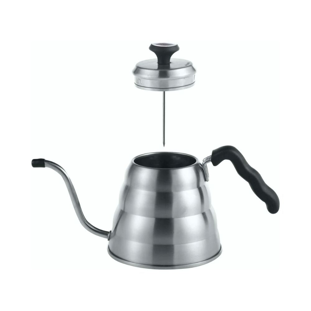 Sherwood Home Filter Brew V60 Pour Over Coffee Kettle With Thermometer - Stainless Steel - 1L